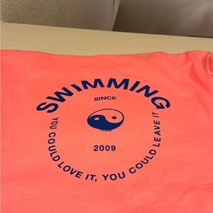 Mac Miller Kids Swim Coral Graphic Tee - Blue Print